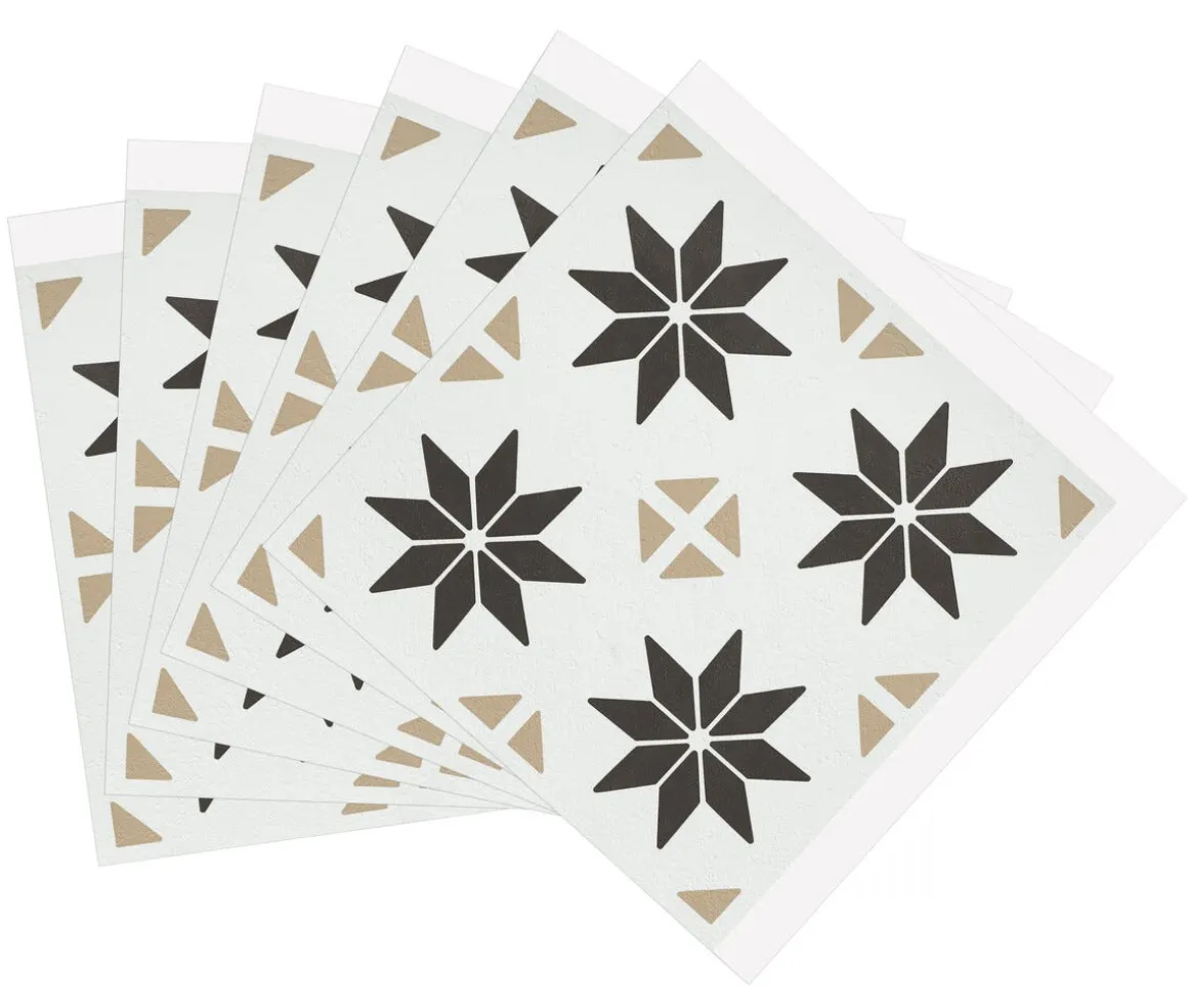 D-C-Fix selvklebende veggplater 30,5 × 30,5 cm, 6-pakning