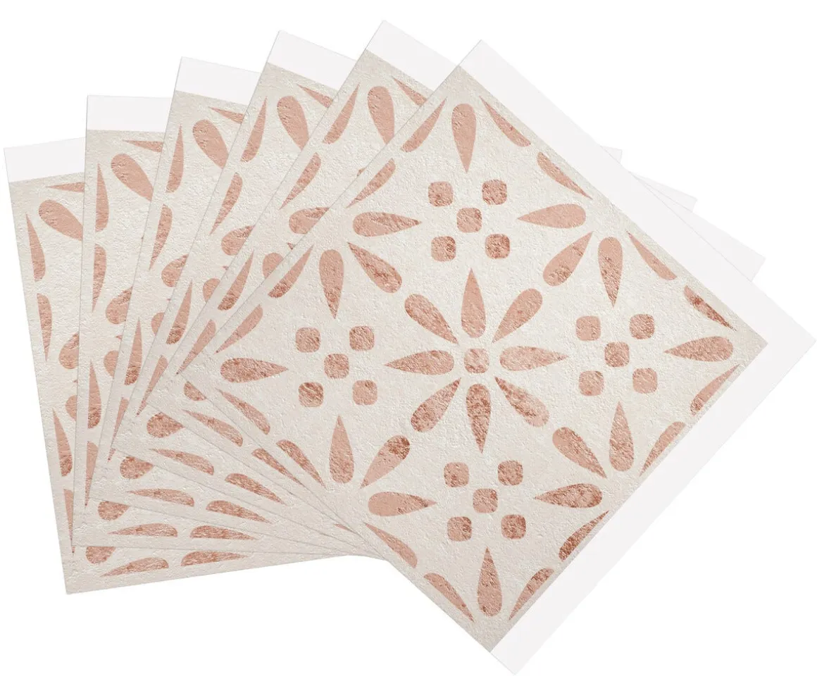 D-C-Fix selvklebende veggplater 30,5 × 30,5 cm, 6-pakning