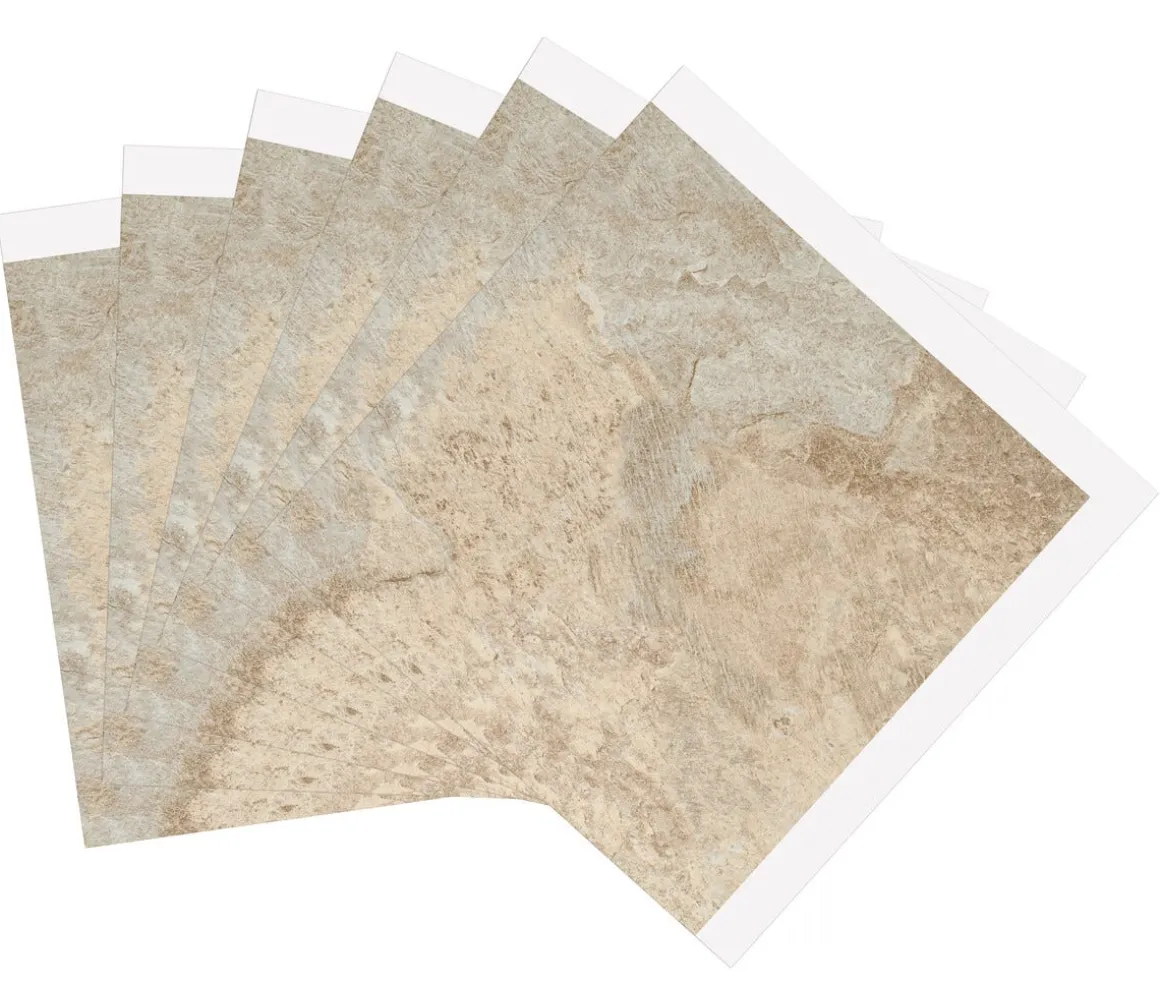 D-C-Fix selvklebende veggplater 30,5 × 30,5 cm, 6-pakning