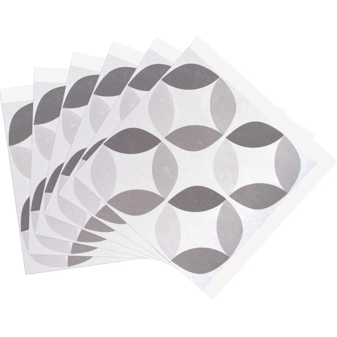 D-C-Fix selvklebende veggplater 30,5 × 30,5 cm, 6-pakning