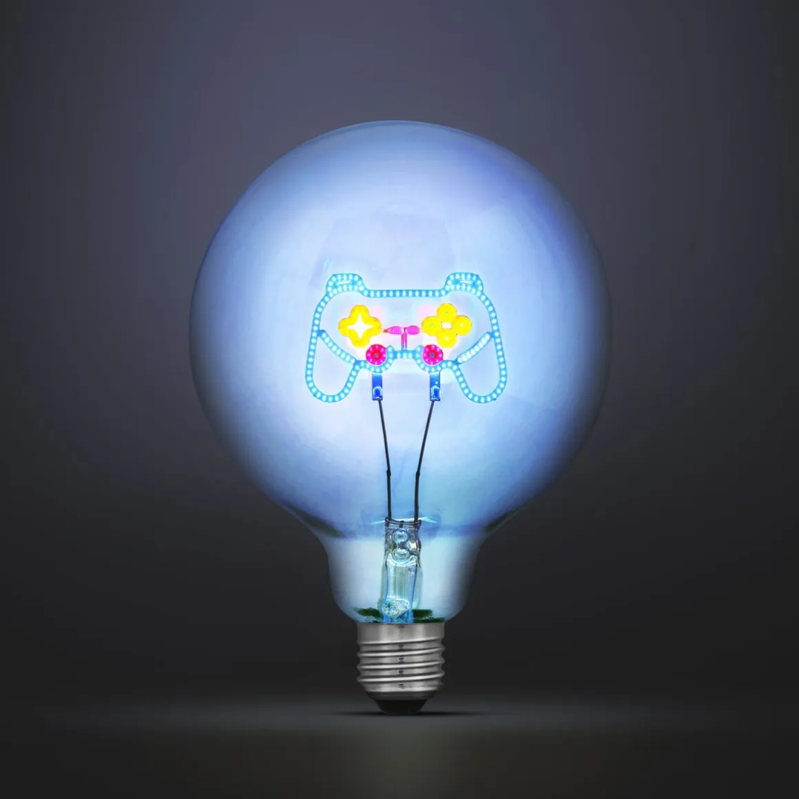 Dekorpære dimbar LED med lysende motiv E27 4 W