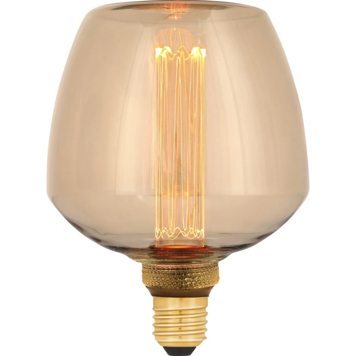 Dekorpære LED E27 filament Amber, 123 mm