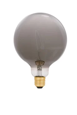 Dekorpære LED E27 metallic, svart, 125 mm
