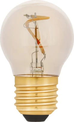Dekorpære LED P45 E27 Amber
