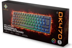 Deltaco Gaming DK470 tastatur 60 prosent, RGB, svart