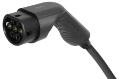 Deltaco ladekabel elbil, type 2 til type 2, 1 fase, 7 meter