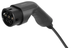 Deltaco ladekabel elbil, type 2 til type 2, 1 fase, 7 meter