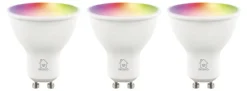 Deltaco Smart Home GU10 LED RGB 4,7 W dimbar, 3-pakning