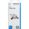 Deltaco toveis TV-splitter IEC hunn til 2x hann