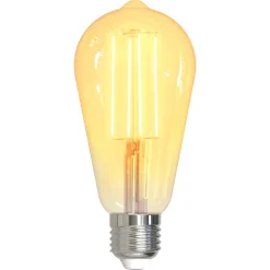 Deltaco Smart Home LED-filamentpære E27, wifi, 5,5 W