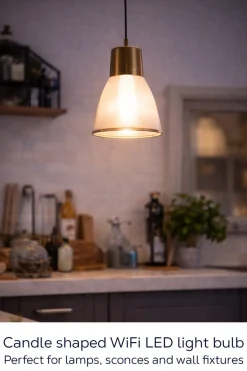 Deltaco Smart Home LED-mignonpære E14 4,9 W dimbar
