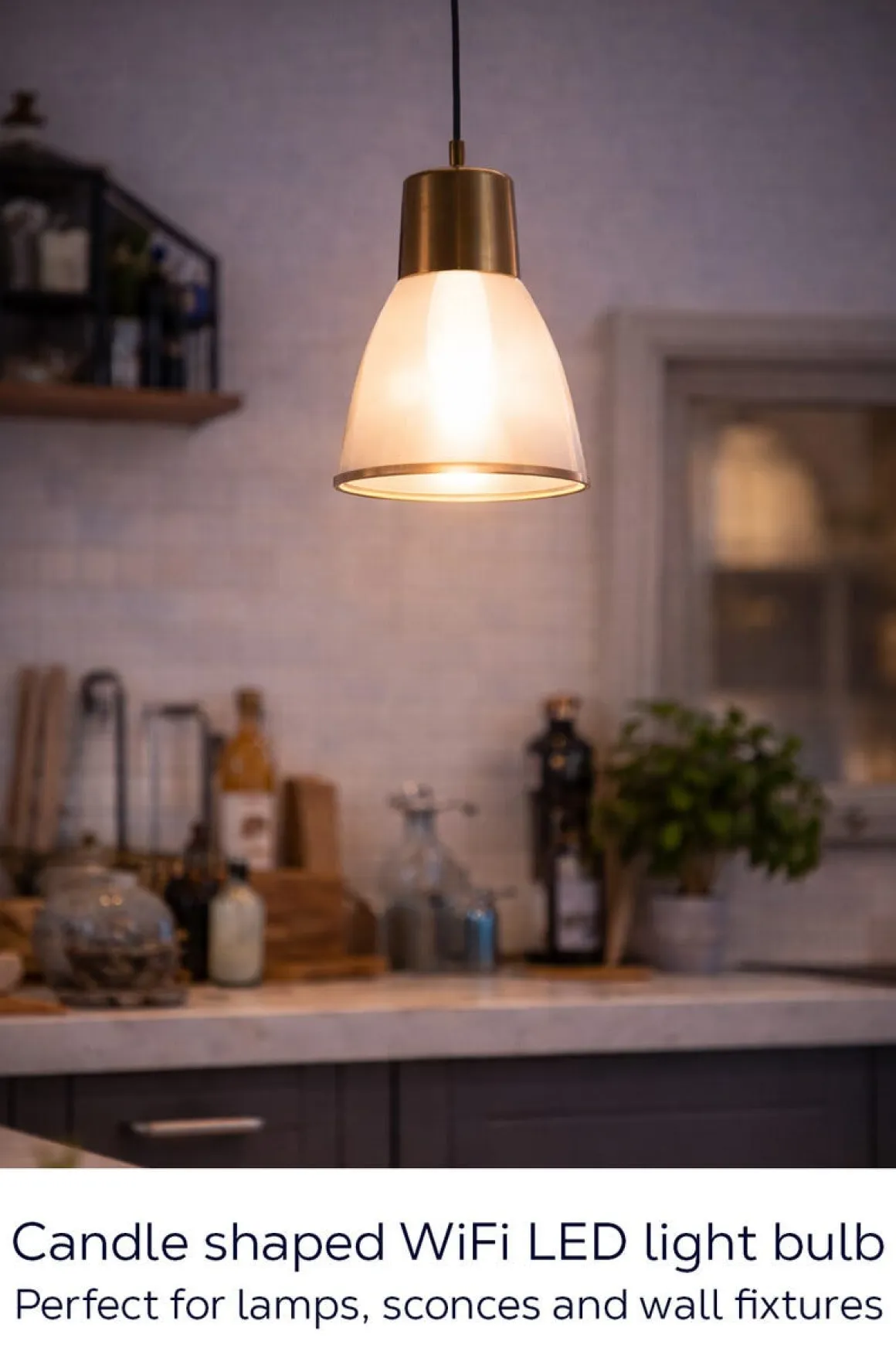 Deltaco Smart Home LED-mignonpære E14 4,9 W dimbar