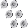 Designlight D-007 downlight LED varmhvitt 7 W IP44, hvit