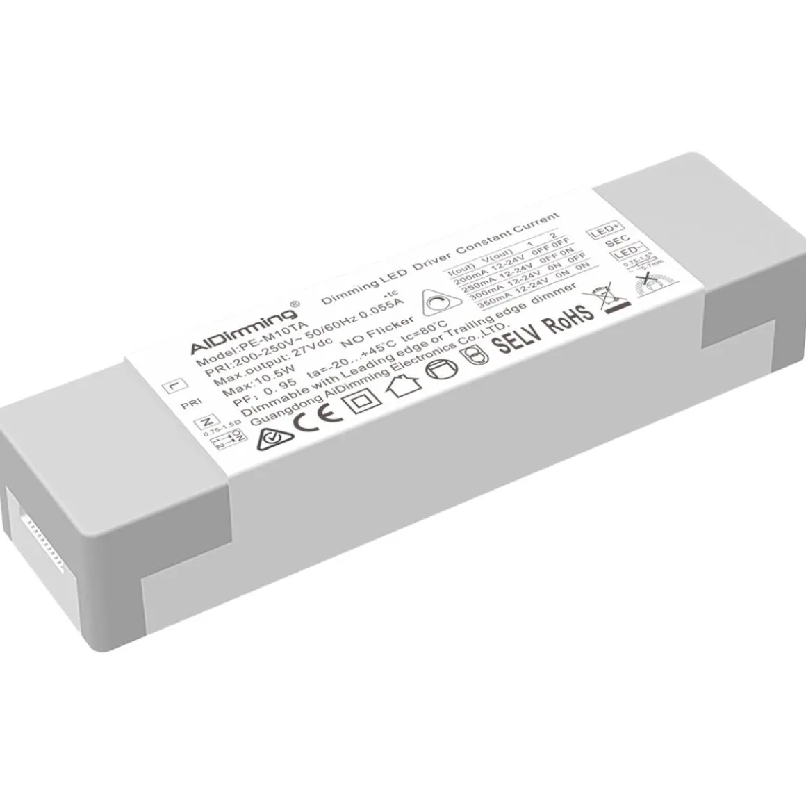 Designlight LED-driver dimbar 4–10 W 350 mA, IP20