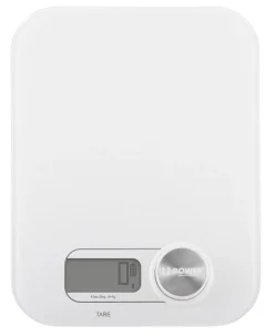 Digital kjøkkenvekt uten batteri, med dynamo, 5 kg