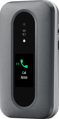 Doro Leva L31 sammenleggbar telefon med tydelig ytre skjerm
