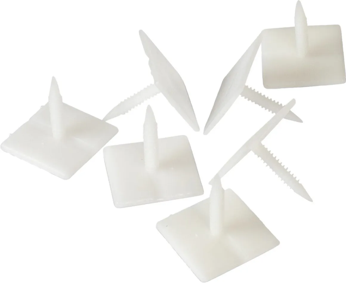 Drybox festeplugg plast, 100-pakning