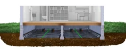 Drybox Isoreflekt bakketetning for krypkjeller, 1,20 × 40 m