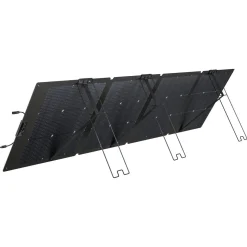 EcoFlow NextGen tosidig solcellepanel 220 W, sammenleggbart
