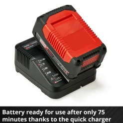 Einhell PXC C1 batteri og lader 18 V 4,0 Ah