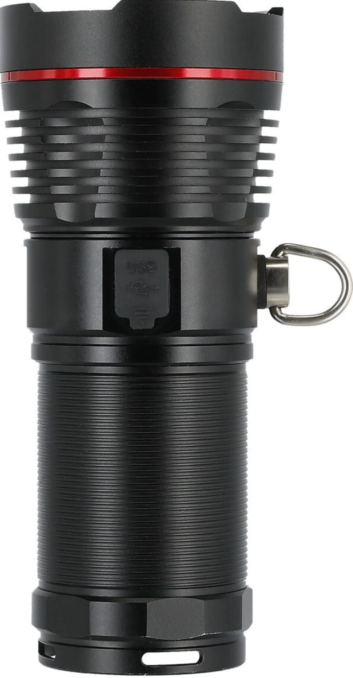 Ekstra sterk oppladbar lommelykt på 3600 lumen, IP44