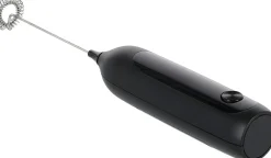 Elektrisk melkeskummer, batteridrevet, svart
