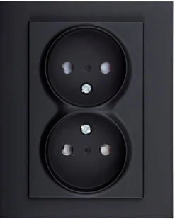 ELKO Plus 2-veis innfelt strømuttak for standard boks