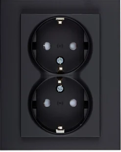 ELKO Plus 2-veis innfelt strømuttak for standard boks