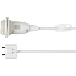 E14-pæreholder med ledning og DCL, ujordet, 75 cm