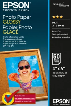 Epson photo papir, Fotopapir 10x15 cm , Glossy