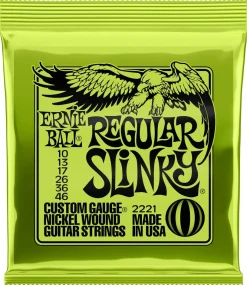 Ernie Ball Regular Slinky 10-46 strengesett til elgitar