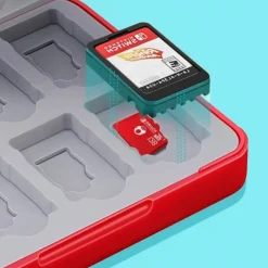 Exibel spillkortholder til Nintendo Switch, 24 rom