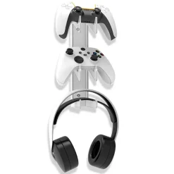 Exibel veggfeste for kontrollere og headset 3-i-1, transparent
