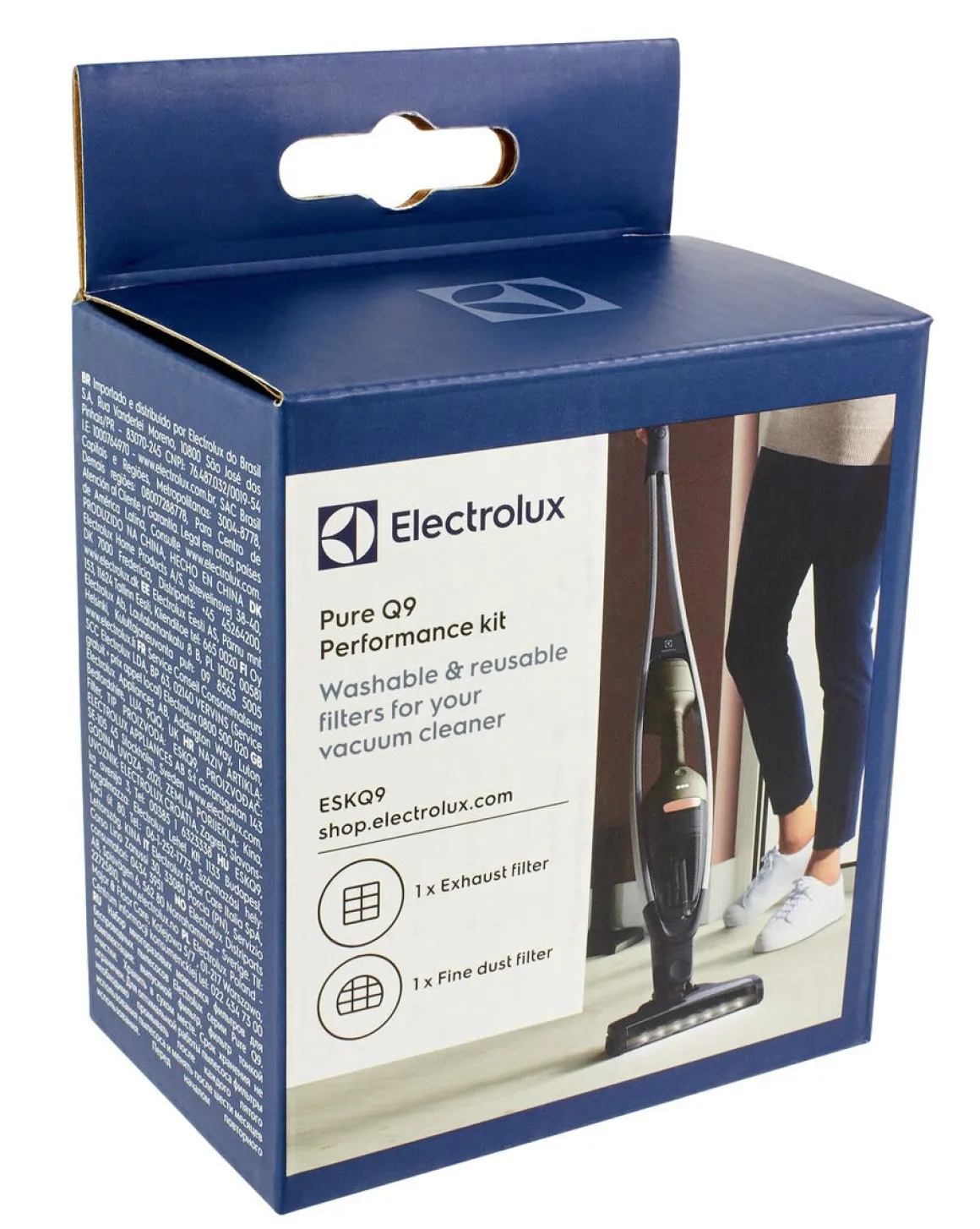 Filtersett ESKQ9 Electrolux Pure Q9/Clean 600 skaftstøvsuger
