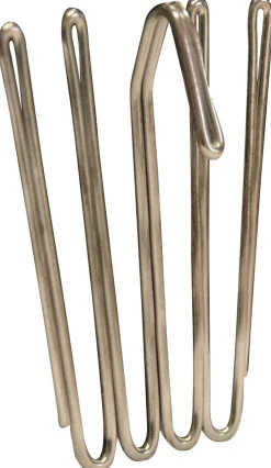 Fingerkrok for gardin, høy krok, 10-pakning