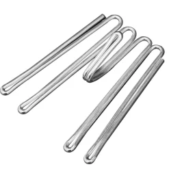 Fingerkrok for gardin, lav krok, 10-pakning