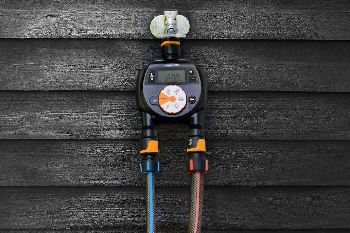 Fiskars 2-veis vanningstimer
