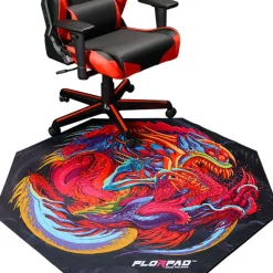 Florpad Hyper Beast gulvbeskyttelse til gamingstol, 100 cm