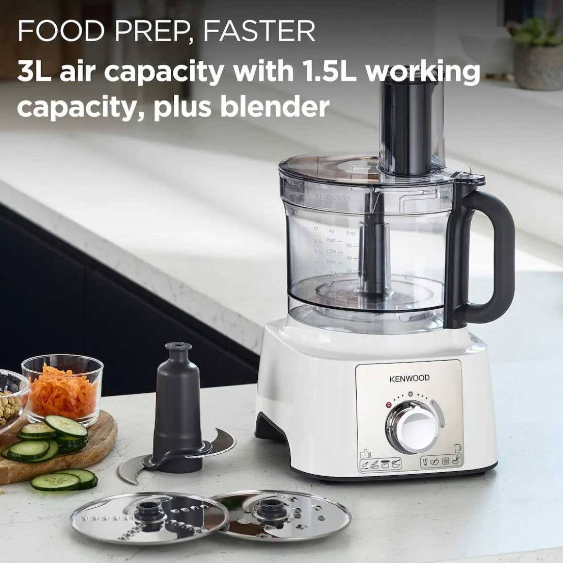 Foodprosessor Kenwood Multipro Express FDP65.450WH