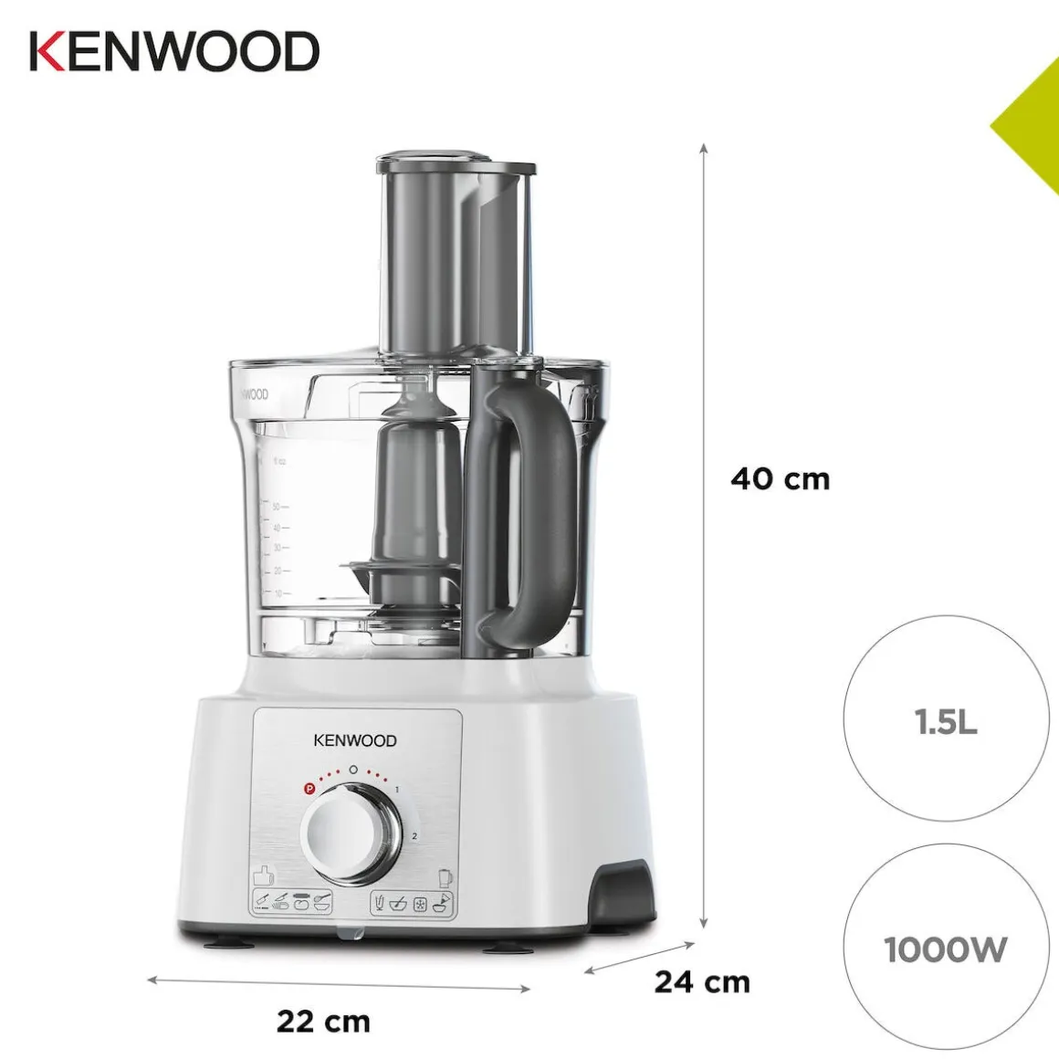 Foodprosessor Kenwood Multipro Express FDP65.450WH