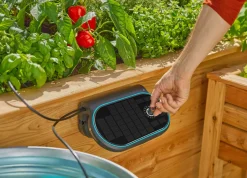 Gardena AquaBloom L sett med solcelledrevet dryppvanning, 30 planter