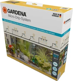 Gardena Micro-Drip vanningssystem til terrasse og balkong, 30 planter