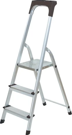 Gardintrapp i aluminium, 3 trinn