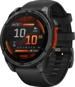 Garmin fēnix 8 treningsklokke med GPS grå, svart