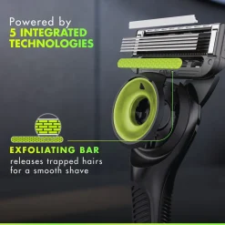 Gillette Labs Exfoliating barberhøvel med ett barberblad
