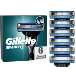 Gillette Mach3 barberblader, 6-pk