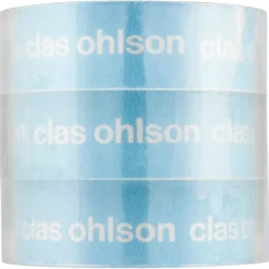 Glassklar kontorteip, 3-pakning