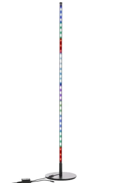 Gulvlampe RGB med effektfullt lys og fjernkontroll Cotech