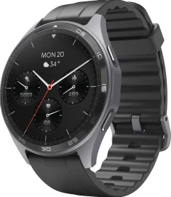 Hama 7010 smartklokke, AMOLED, GPS, svart/antrasitt