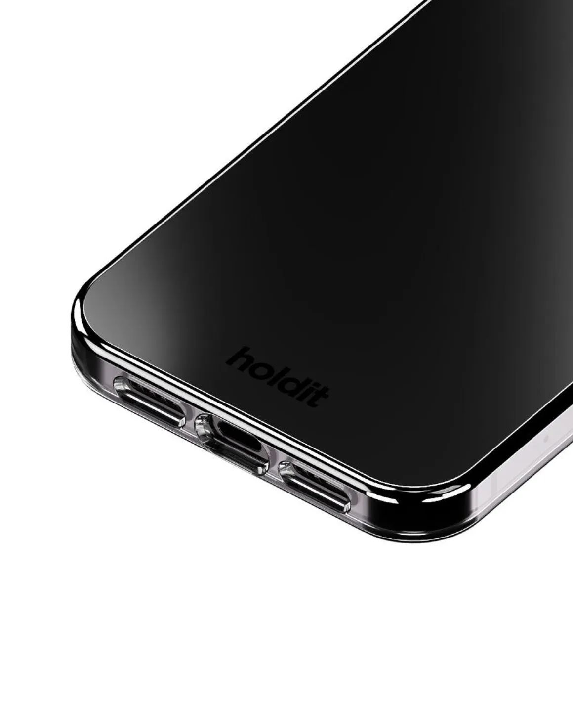 Holdit Mirror MagSafe mobiletui iPhone 12/12 Pro, svart